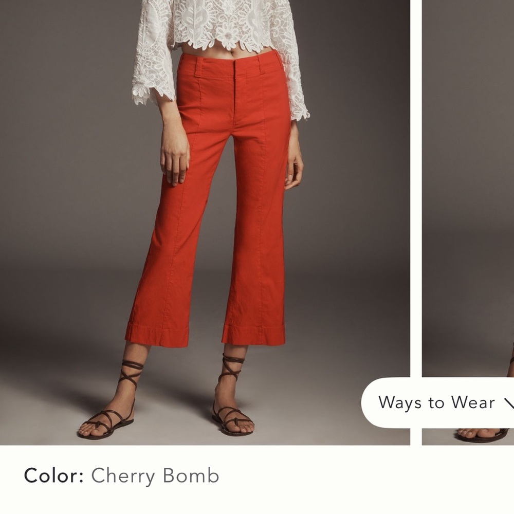 Anthropologie Maeve red “The Collette” 26 NWT